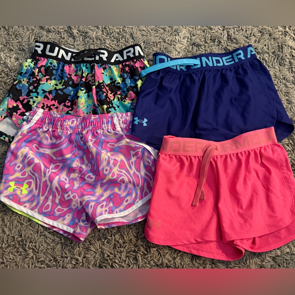 Under Armour Kids Shorts Set - Multicolor, Blue, Pink